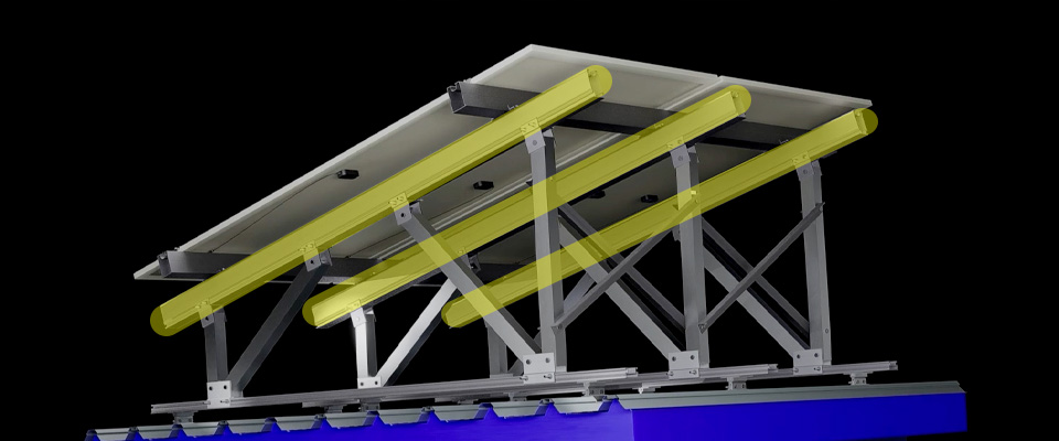태양광 구조물 - 거더