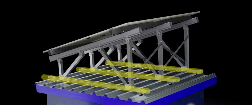 태양광 구조물 - 레일