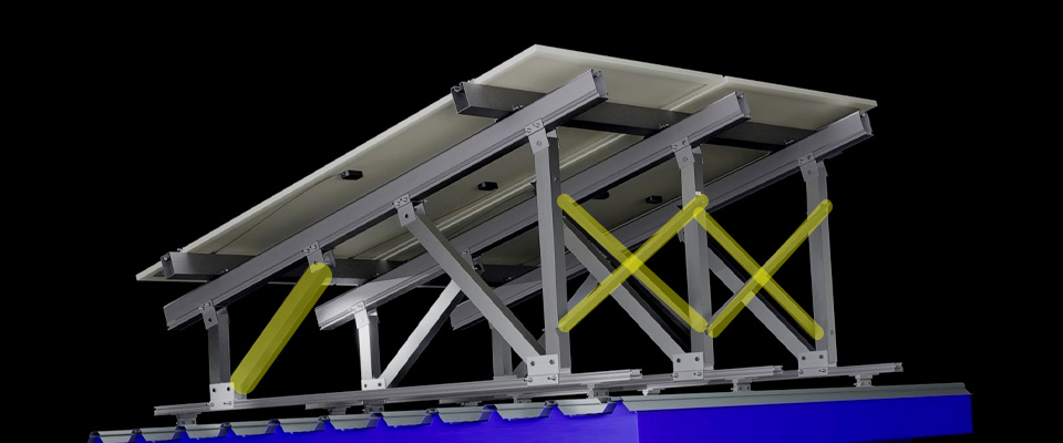 태양광 구조물 - 브레싱