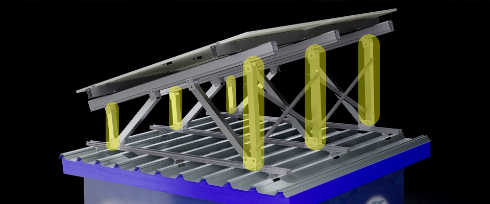 태양광 구조물 - 포스트 